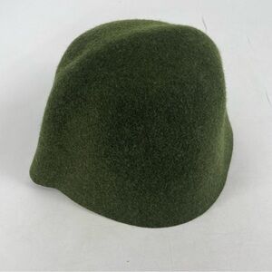 Wool green bucket hat S/M unisex